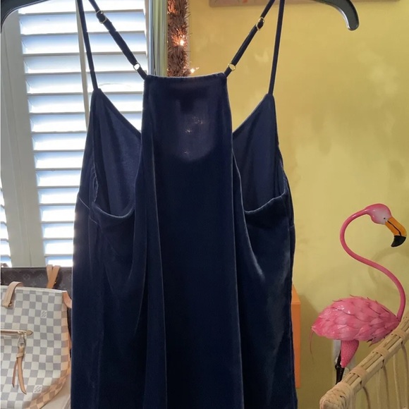Lilly Pulitzer NWT Dusk Velvet Tank Top True Navy $88 Size XS WOW! - Picture 6 of 6